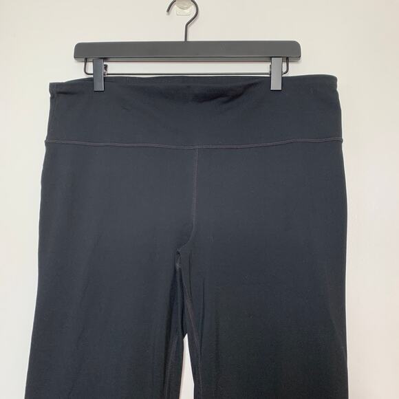 Gap women's black Gapfit Blackout High Rise Bootcut Studio Dance Pants XL - Picture 5 of 11